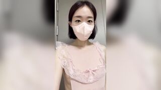 헤어리 룩북녀 털 수북한 핑크 시스루