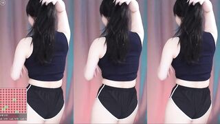 베이글 포동포동한 ㅅㅎ양 돌핀팬츠 쇼츠 korean bj (2)
