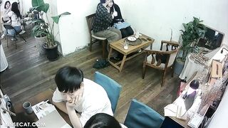 카페를 방문한 변태커플 ipcam korean porn vip