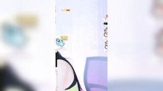 터치 팬방시작전 대기방 꼭지에 틴트바르는 korean bj
