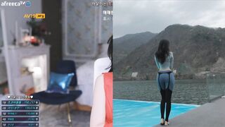 아프리카 BJ아윤 시라누이 마이 코스프레 비번방포함 리액션 korean bj