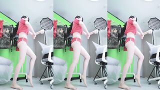 빨간 해병대 돌핀팬츠 BJㅂ하 언더캠 밑캠 korean bj