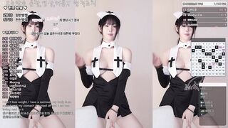 수녀 한갱 korean bj