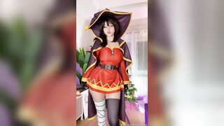 Hidori Rose Grinds A Dildo Machine As Megumin OnlyFans