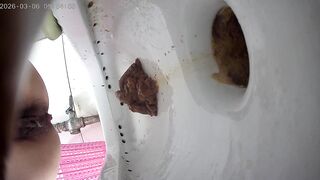 【最高画質トイレショット】大学寮シリーズ：排便アルバム - 15時間、女子学生200人以上 toilet 2 16-150526