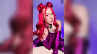 Zoey Di Giacomo Takes Her Dildo Deep As Starfire OnlyFans
