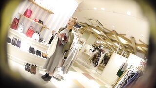 店員撮り１１９-ニットワンピのロンスカチャレンジ-ゆるい対応のお気軽店員さん-意外 voyeur jp 01-230526