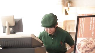 EBWH-231 The busty college girl working at a beef bowl chain restau... Reducing Mosaic JAV