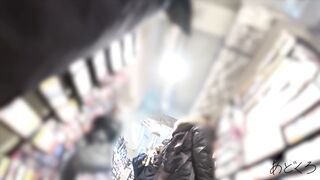 制服jk さかさんぽ no 026 ミニマムjkは大変 脚立に乗ってcdは取れてもパンツは撮られちゃった マスク voyeur jp
