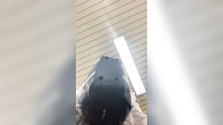 ロングヘアー黒ストッキング制服娘のパンチラ voyeur jp