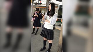 盗撮ストーカー撮り ２着パンツjkちゃんのその後の成長 逆さ撮り voyeur jp