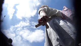 パンチラ小人目線 pa to439 階段編 voyeur jp
