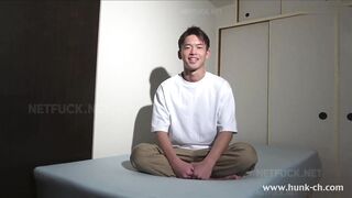 HUNK CHANNEL – OAV1293 – めちゃイケメンの逆三角マッチョ颯希(さつき)くん23歳が敏感太マラをビクつかせザーメンぶちまける!!【男責めVER.】 gays