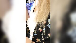衝撃 電車内で乳首見せてくださる超女神美女 voyeur jp