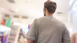 店員さん個撮⑪ 神対応店員さんの巨乳胸ちら 別の店舗でも遭遇 オシャレ雑貨店員 voyeur jp