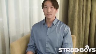 STR8BOYS – SBM 0248 – 【FIRST TAKE～面接編～】マッチョ青年が激エロ豹変!!熱烈なDキスにモロ感吐息がエロ過ぎる!! gays str8