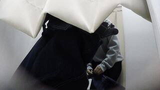 アヒルの980円均一 試着室 盗撮風 モデル複数 96着目 voyeur jp