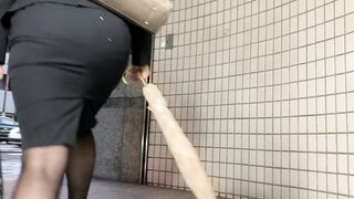 街のお姉さんにぶっかけ取材37 voyeur jp 01