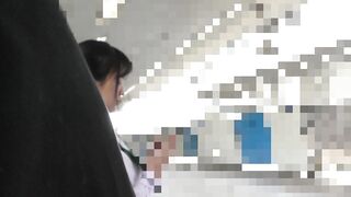 3大特典 電車痴漢 gw2日連続p還元出品 白襟セーラーのハーフ系美少女があのs氏の大暴走に号泣しながら衝撃の10連続絶頂 voyeur jp