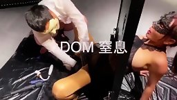 推特DOM-窒息 母狗女老板sub升级成群交肉便器激情内射中出 口爆吞精